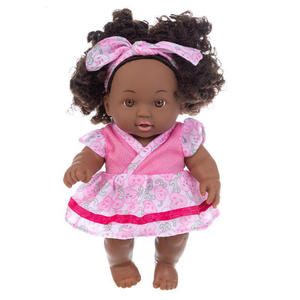 Poupées noires africaines reborn de 8 pouces, très populaires, pour filles, petites poupées mignonnes, jouets pour enfants - Product Image 3