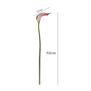 Calla Lily Fleurs Artificielles Real Touch Purple Calla Lily Red Calla Lily - Product Image 5