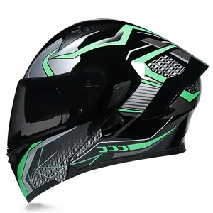 SUBO 2022 HOT Model Factory Men casco moto integrale doppia visiera e DOT approvato per ciclomotore ATV moto casco completo