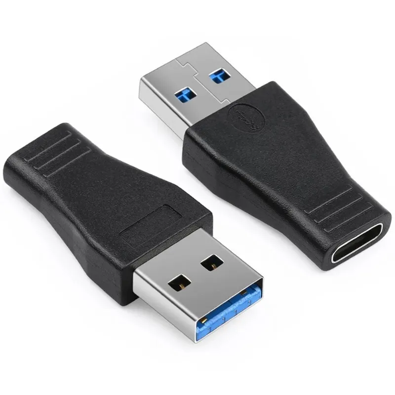 블랙 USB 3.0 Type-C 어댑터 USB 3.1 암 암 AF/USB 3.0 남성 어댑터 10 Gbps OTG 어댑터