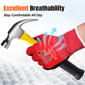 <span class=keywords><strong>Guanti</strong></span> XINGYU in Nylon Spandex 15 Gauge con Rivestimento in <span class=keywords><strong>Nitrile</strong></span> Sabbiato EN388 <span class=keywords><strong>Guanti</strong></span> Protettivi Antiscivolo con Palmo Rivestito in <span class=keywords><strong>Nitrile</strong></span> - Product Image 5