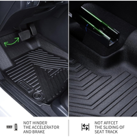 Tapis de sol de voiture 3D/5D en TPE écologique, imperméables, épaisseur 18 mm, personnalisables, fournis directement par l'usine, compatibles avec tous les modèles de voitures, personnalisation prise en charge