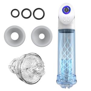 Elektrikli otomatik vibratör vakum <span class=keywords><strong>Penis</strong></span> pompası adam için mastürbasyon için seks oyuncakları cihaz büyütme ürünleri kedi makinesi - Product Image 1