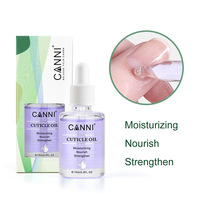 CANNI Huile pour cuticules 15ml, réparatrice pour ongles, 6 parfums, outils de manucure, adoucissant pour l'épiderme, type compte-gouttes