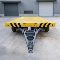 Remorque de transport aéroportuaire, chariot à plateau bas pour marchandises