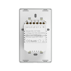 Interruptores de Pared Estándar Estadounidenses <span class=keywords><strong>Zaro</strong></span> Fire con Conexión WiFi, Control por Aplicación Alexa y Google, Material de PC, IP66, para Dispositivos de Hogar Inteligente - Product Image 3