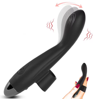 Vibrador de Clítoris con Control Remoto Tipo Dedo Dorado, 10 Modos de Vibración, Recargable por USB e Impermeable, para el Dormitorio