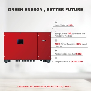Système solaire Onesto 50kw 60kw système sur réseau pour sites industriels et commerciaux système d'onduleur solaire triphasé - Product Image 2