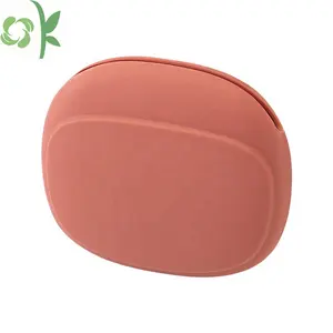 Oksilicone Mini Draagbare Silicone Oortelefoon Kabel Zak Zachte Siliconen Carrying Datakabel Opbergtas Case