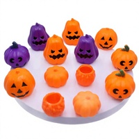 Guirlande de porte de sorcière d'Halloween, décoration suspendue, nœud citrouille, ornement de fête maison hantée, tissu Oxford sans impression