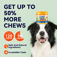 Compléments Masticables Doux pour Chiens et Chats : Huile de Poisson, Vitamines et Minéraux – Absorption Rapide, Favorise une Fonction Digestive Saine et la Santé de la Flore Intestinale