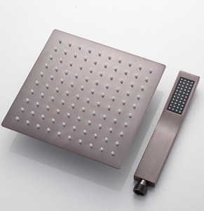 New Brushed <strong>Bronze</strong> Exposed Wall Mounted Complete Bathroom Thermostatic Rain <strong>Shower</strong> Set with Hand <strong>Shower</strong> - Product Image 4