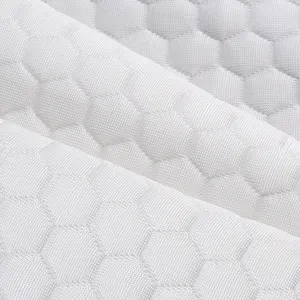2023 de alta qualidade 260gsm impresso tricote malha jacquard colchão tecido para a cama