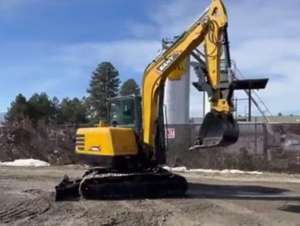 รถขุดตีนตะขาบ SY55C ขนาด 5.5 ตัน เครื่องขุดไฮดรอลิกขนาดเล็ก สำหรับเครื่องยนต์ Kubota เครื่องจักรงานดิน รับประกัน 1 ปี อะไหล่หลัก มอเตอร์ ปั๊ม - Product Image 5