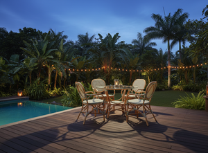 Ensemble de salle à manger compact et élégant en rotin/osier de style jamaïcain pour la maison, les appartements et les espaces hôteliers, provenant d'Indonésie - Product Image 6