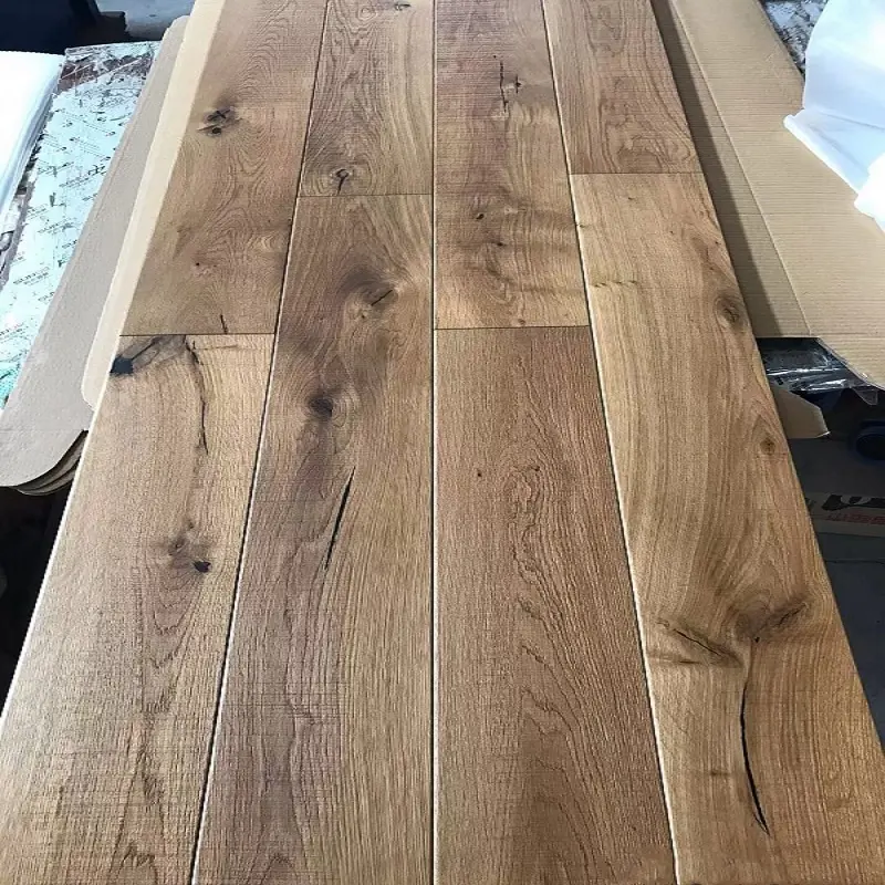 150 mm sawn मार्क ओक ठोस लकड़ी लकड़ी के फर्श