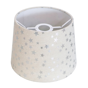 Bán buôn hiện đại tùy chỉnh màu be vàng dập mặt trăng sao in bảng Linen Đèn bóng râm - Product Image 5