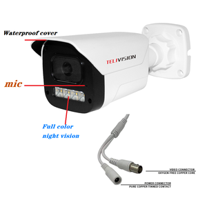 Teli tầm nhìn thông minh video trộn Kit Bullet Dome <span class=keywords><strong>Camera</strong></span> 360 xoay chuyển động 24 giờ màu âm thanh điều khiển từ xa 8 Hệ thống <span class=keywords><strong>camera</strong></span> - Product Image 6