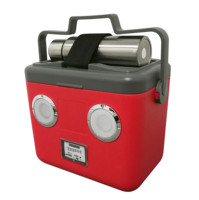 Haut-parleur TWS interconnecté à succès avec batterie rechargeable, capacité 15L, fonction Power Bank et compatible avec les canettes