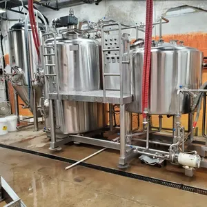 Planta de cervecería de cerveza comercial de 5000L con recipiente a presión de acero inoxidable SUS304/SUS306 y bomba de fácil operación - Product Image 6