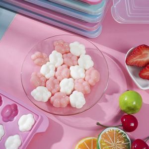 Nouveau moule à glaçons en silicone de qualité alimentaire à 6 compartiments avec fonction de congélation rapide et de démoulage facile et couvercle hermétique pour snacks - Product Image 3
