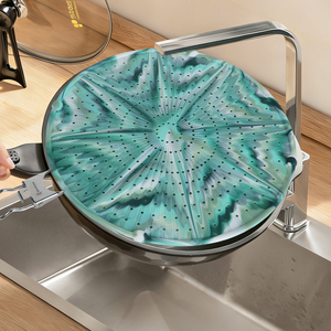 Paraspruzzi in Silicone Color Camouflage Resistente al Calore, Protezione Antischizzo per Padella - Product Image 3