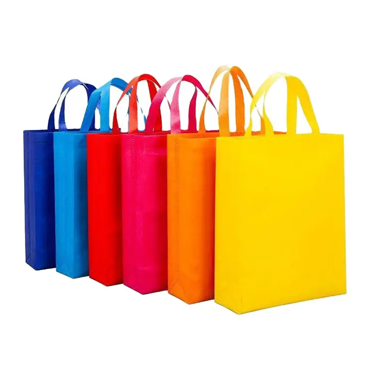 도매 저렴한 가격 사용자 정의 로고 인쇄 재사용 초음파 열 밀봉 여성 쇼핑 프로모션 토트 비 짠 가방