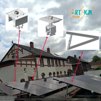 Kit de montage inclinable pliable et réglable pour panneaux solaires ARTSIGN – Vente en gros Chine – Kit triangulaire pour projets solaires au sol et sur toiture