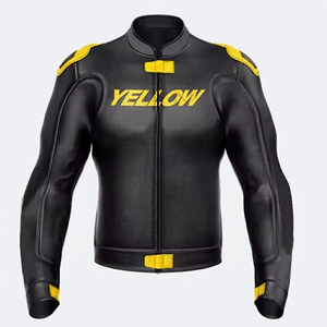 Latest Design Unisex Winter Jacket Men Women Brand Fashion Black Varsity Bike Motor 100% Cotton <b>Stand</b> Front Plus Size - Product Image 1