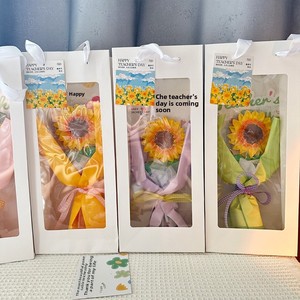 Galletas de Girasol Glaseadas y Dulces, Regalo para el Día del Maestro, Explosiones Comestibles, Hechas a Mano, Venta al por Mayor de Fábrica - Product Image 3