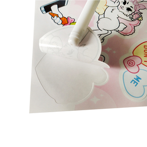 Impresión de etiqueta personalizada de fábrica diversos tipo de beso de la etiqueta engomada del corte hecho en China - Product Image 4