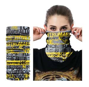 Masker kepala, serat mikro poliester tanpa kelim dewasa syal Bandana penutup kepala masker tabung - Product Image 1