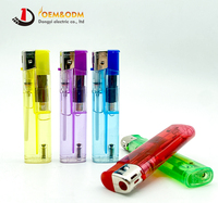 Pemantik Rokok Elektronik Plastik Isi Ulang Dongyi 2025 OEM 81mm, Pemantik Gas Rokok Elektrik dengan Logo Kustom