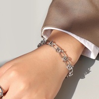 Nouveautés Bracelet Chaîne Serpent Classique Unisexe Tendance Couleur Or 3/4/5mm Acier Inoxydable Plaqué Or 18K/14K Style Hip Hop Fête
