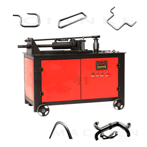 Machine de pliage de tuyaux hydraulique semi-automatique pour plieur de tubes en acier 90 °   180 °   Équipement de cintrage de tubes métalliques pour tubes carrés et ronds - Product Image 1