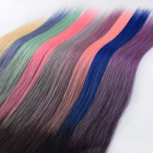 Extensiones de Cabello Tejidas a Mano de Tercera Generación, Sin Pliegues, 100% Cabello Humano Remy Vietnamita, Trama Recta - Product Image 1
