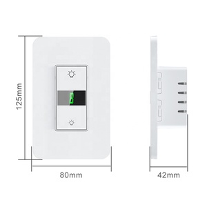 Mỹ 120 phong cách 3 cách thông minh Wifi tường Dimmer chuyển đổi vô cấp mờ ứng dụng di động điều khiển từ xa, thời gian, đếm ngược - Product Image 5