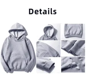 Wholesale Custom Logo Plain 2 Piece Unisex Sweatpants And Hoodie Set Blank Tracksuit Men Hoodies Set