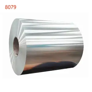 Aluminium foil jumbo roll 8079 disesuaikan untuk laminasi film dan tas/sealing liner gasket kupas tutup mudah