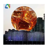 Pantalla LED de Globo Terráqueo Creativa para Planetario y Exhibición, Pantalla Curva Redonda de 360 Grados, Video Wall de Pantalla LED Esférica Flexible