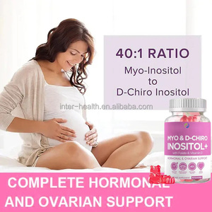 Ausreson Etiqueta Privada prenatal vitamina Myo inositol y D Chiro inositol gomitas suplemento inositol gomitas - Product Image 2