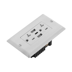 Tomacorrientes USB Barep, Tomacorrientes Eléctricos USB de 30 W, Cargador de Pared Resistente a Manipulaciones - Product Image 4