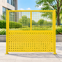 Clôture de sécurité en métal perforé de haute qualité, grille soudée à trous losangés, barrière de séparation d'atelier