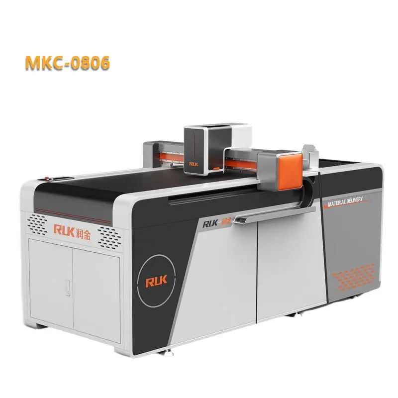 Ruk काटने आलेखक MKC डिजिटल मर कटर कागज काटने की मशीन स्वत: गत्ता रोटरी मर काटने की मशीन