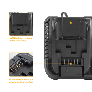 <span class=keywords><strong>Chargeur</strong></span> de batterie au lithium 18650 10,8V-20V 2A compatible <span class=keywords><strong>DCB112</strong></span> DCB015 DCB105 <span class=keywords><strong>Chargeur</strong></span> de batterie d'outil électrique hybride - Product Image 4