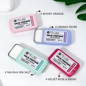 Set de Regalo Vegano, Ecológico y Natural de Marca Privada OEM, Barra de Perfume Sólida Portátil para Viaje, Bálsamo de Colonia Sólida para Hombres y Mujeres - Product Image 3