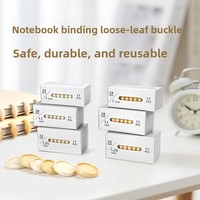 Anneaux de reliure en plastique de 24 mm et 32 mm, 11 pièces/paquet, disques à trous champignons pour carnet de notes Happy Planner