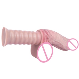 Super Long Skin Daul Layer Silicone <b>Dildos</b> Anal Plug with Handle Penis Butt Plug Female Man Couple Masturbation Adult Sex Toys - Product Image 4