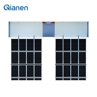 Système de conteneur d'énergie solaire portable QIANEN 200KW, système solaire hybride OEM, onduleur MPPT, batterie lithium-ion, CE TUV pour