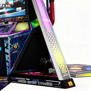 Machine de danse d'arcade à pièces - Jeu interactif de qualité commerciale pour enfants et adultes avec lumières LED et chansons intégrées - Product Image 4